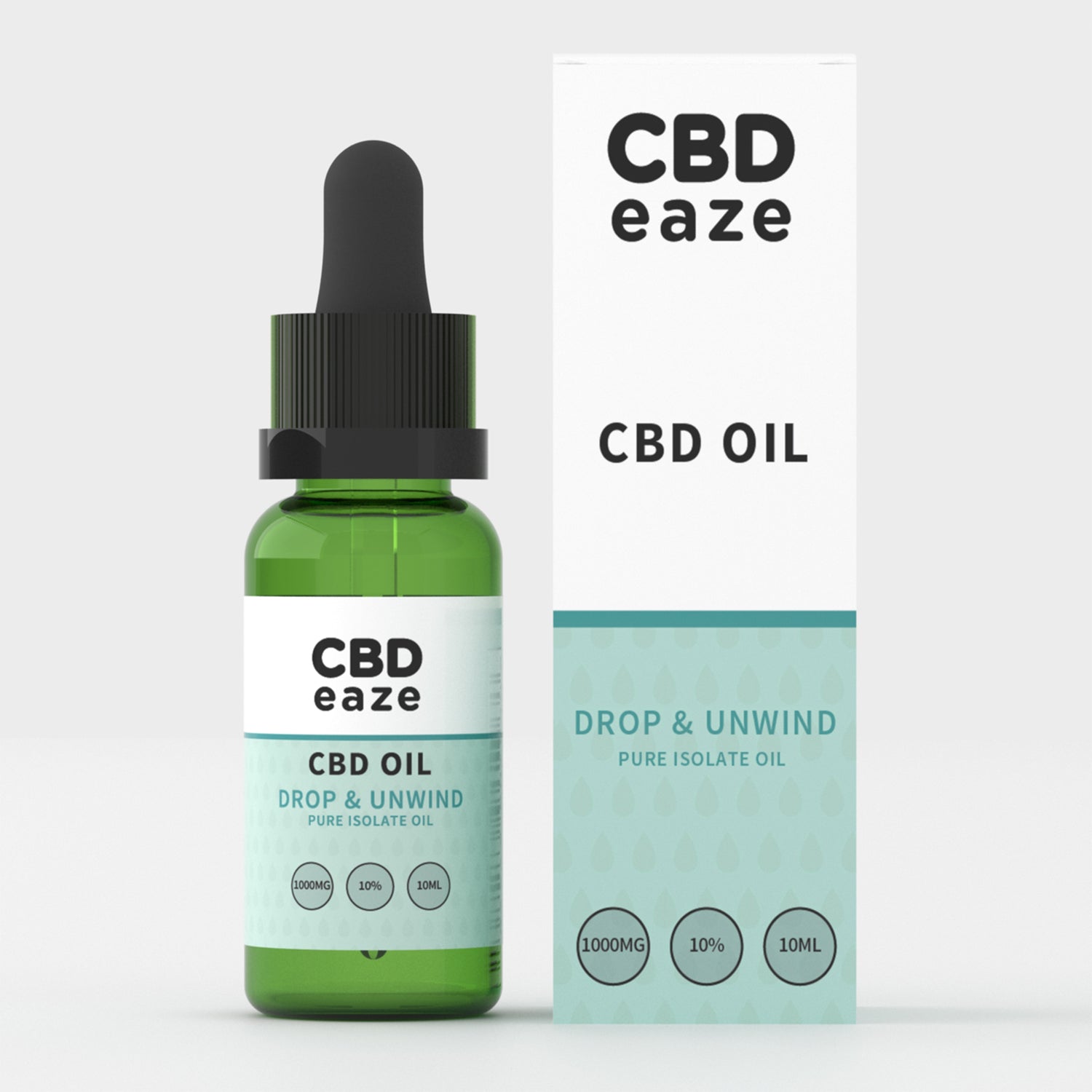 1000mg Pure Isolate CBD Oil (10ml)