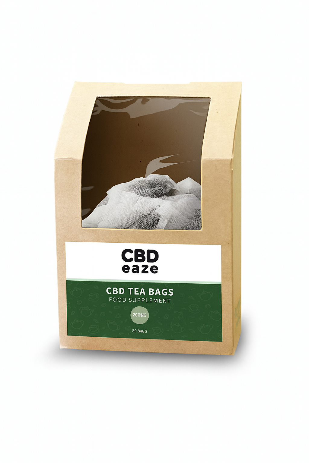 Hemp Tea Bags (100mg CBD, 10 Bags)