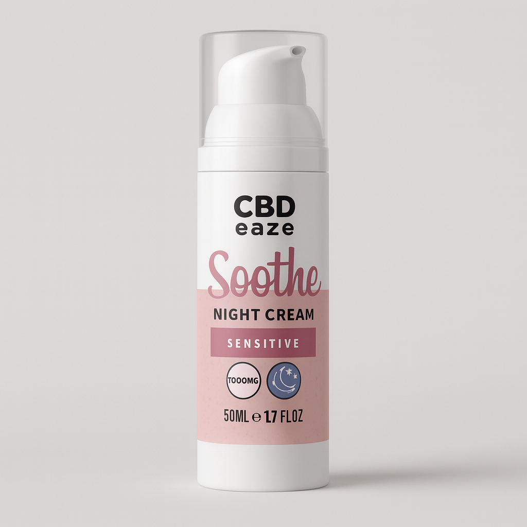 Soothe CBD Night Cream (Sensitive, 1000mg CBD)